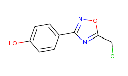 4-(5-chloromethyl-[1,2,4]oxadiazol-3-yl)-phenol