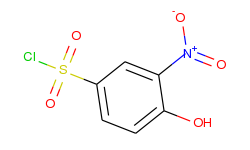 benzenesulfonylchloride,4-hydroxy-3-nitro-(9ci)