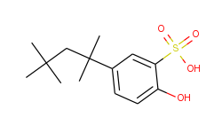 2-hydroxy-5-(2,4,4-trimethylpentan-2-yl)benzenesulfonic acid