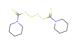 Piperidine, 1,1'-(tetrathiodicarbonothioyl)bis-