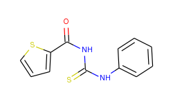 2-Thiophenecarboxamide, N-[(phenylamino)thioxomethyl]-