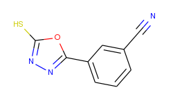3-(5-mercapto-1,3,4-oxadiazol-2-yl)benzonitrile