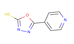 5-(4-pyridyl)-1,3,4-oxadiazole-2-thiol