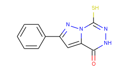 7-mercapto-2-phenyl-5h-pyrazolo[1,5-d][1,2,4]-triazin-4-one
