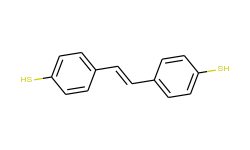 Benzenethiol, 4,4'-(1E)-1,2-ethenediylbis-