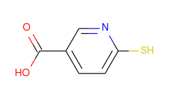 3-Pyridinecarboxylic acid, 6-mercapto-