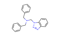 1H-Benzotriazole-1-methanamine, N,N-bis(phenylmethyl)-