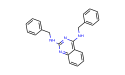 2,4-Quinazolinediamine, N,N'-bis(phenylmethyl)-